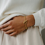 Naya Toggle Bracelet, Gold