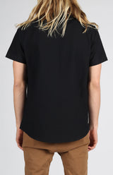 Shooty SS Woven Shirt in Black