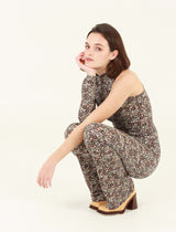 Leela Pants in Brown Flowers