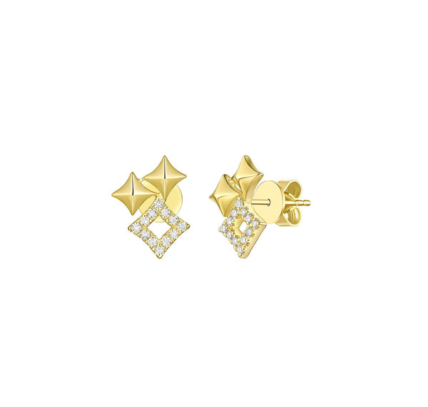 Trio Sparkles Lab Grown Diamond Studs