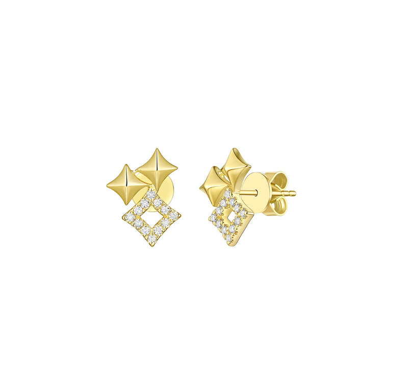 Trio Sparkles Lab Grown Diamond Studs