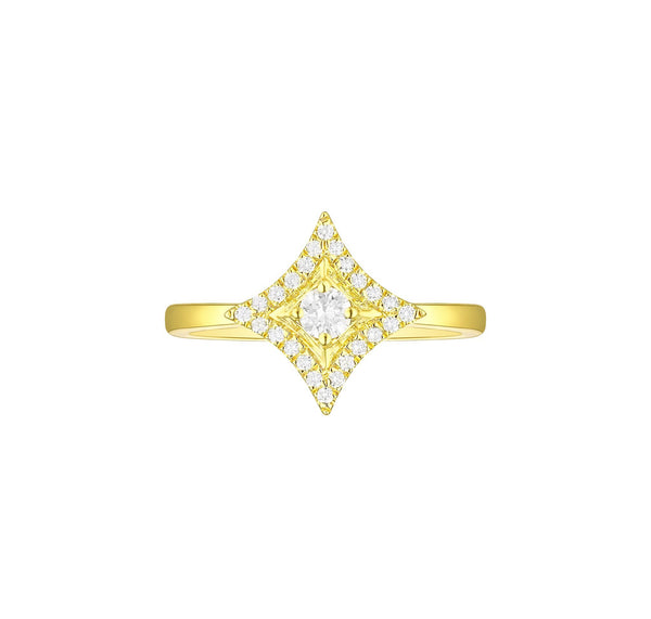 Sparkle Halo Lab Grown Diamond Ring