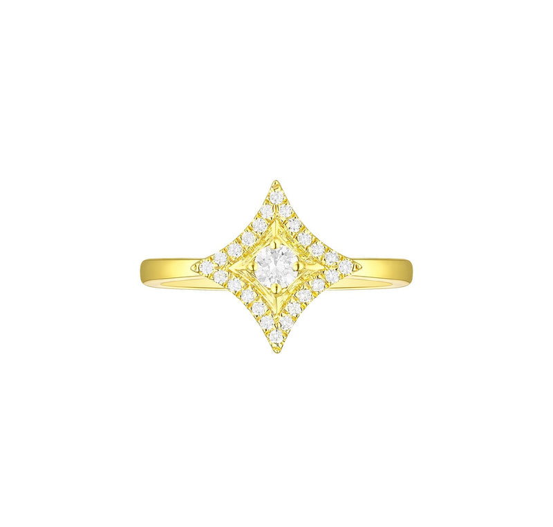 Sparkle Halo Lab Grown Diamond Ring