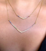 Small V Pendant RNBW