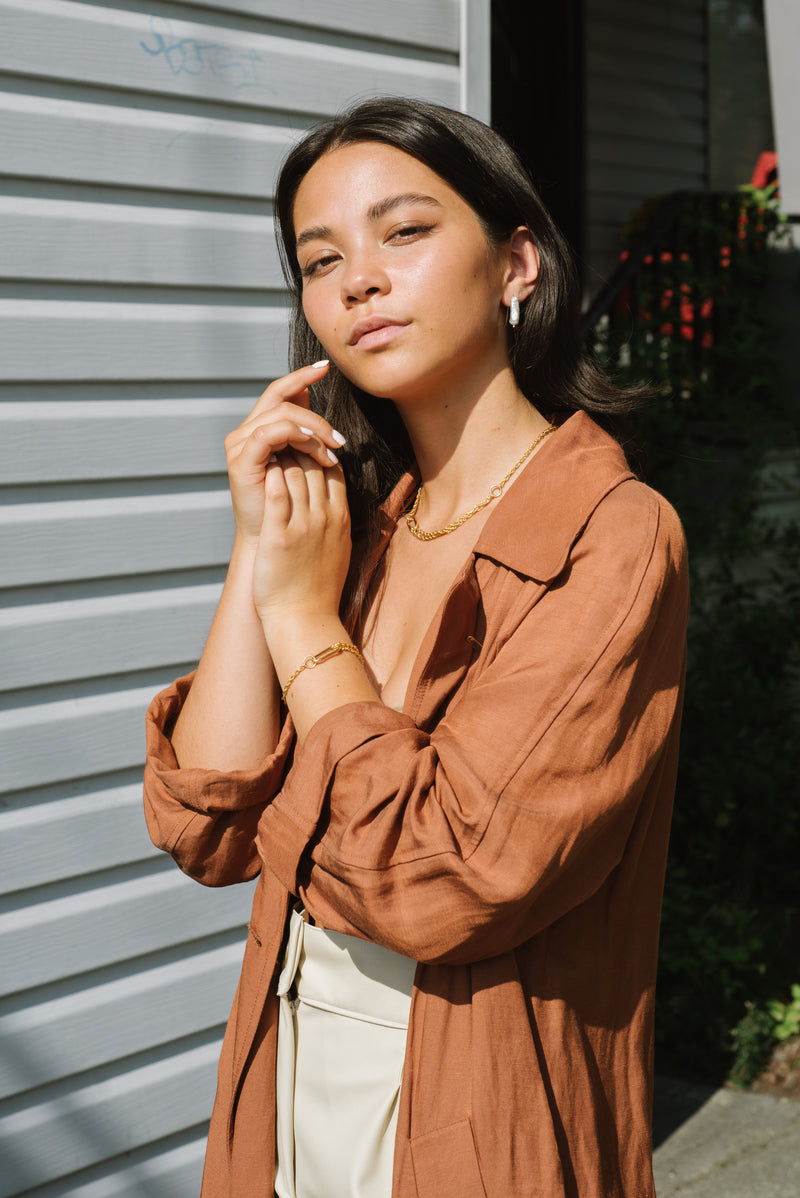 Tula Chain Necklace, Gold