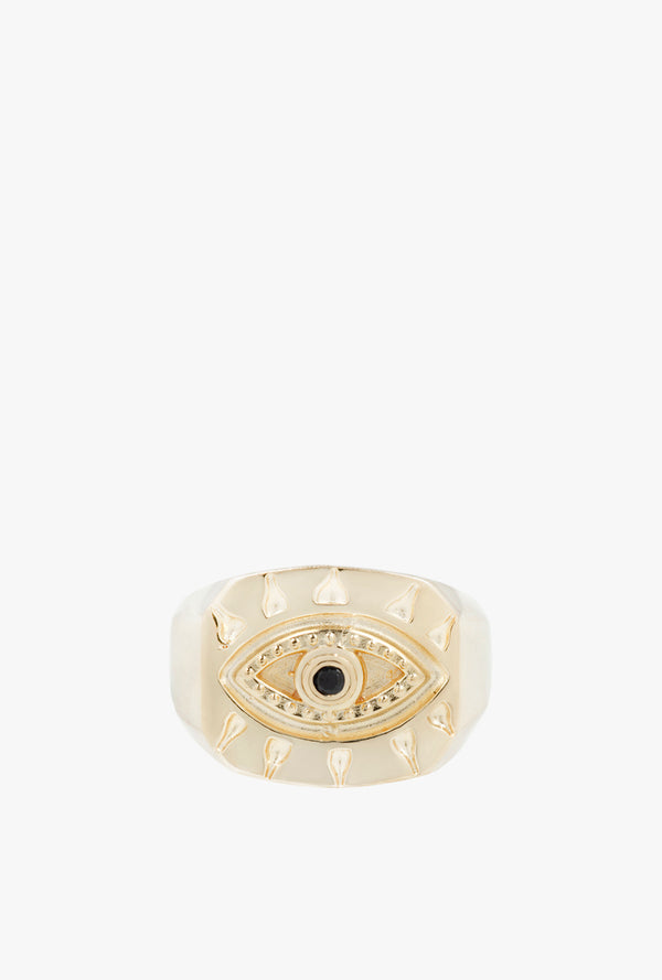 Lone Eye Signet in Black Spinel