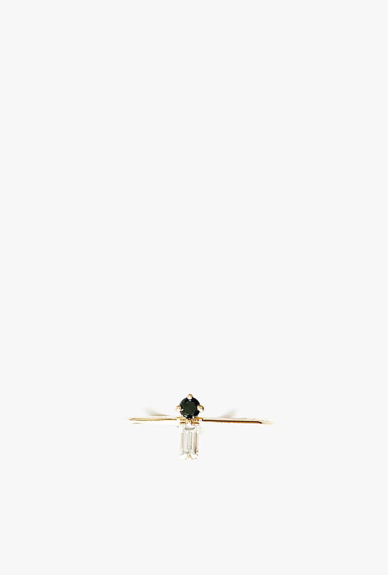 Diamond Duo Stone Ring