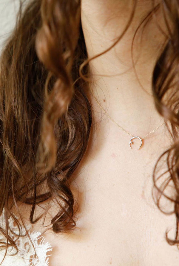 Mini Rising Tusk Necklace