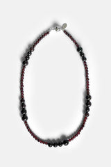 Avery Necklace in Garnet