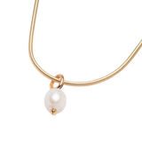 Liege Pearl Necklace, Gold