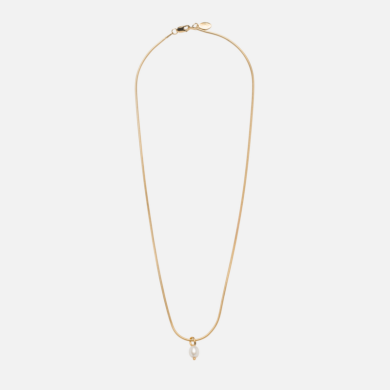 Liege Pearl Necklace, Gold