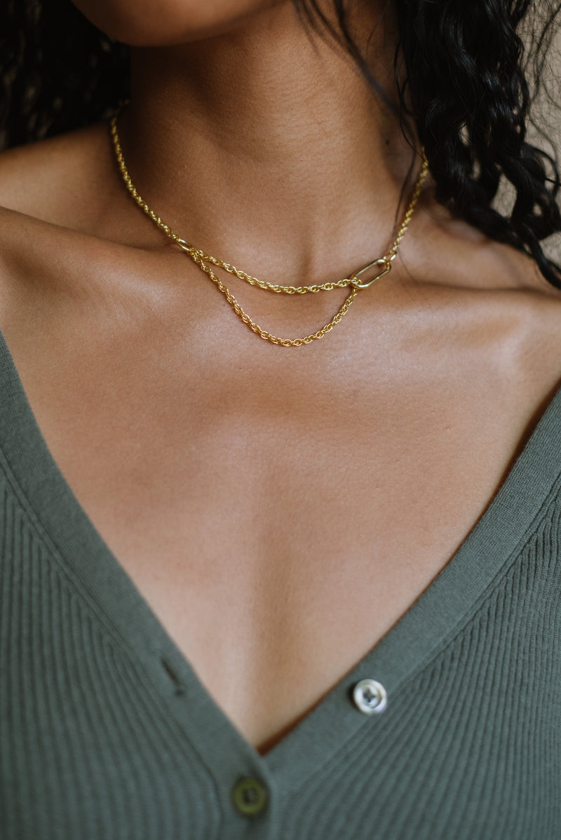 Tula Chain Necklace, Gold