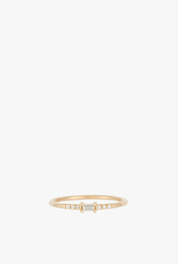 Petite Baguette Equilibrium Ring