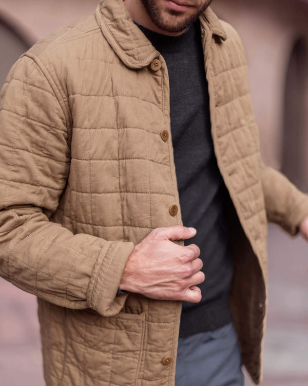 Quilted Kite Jacket / Chai