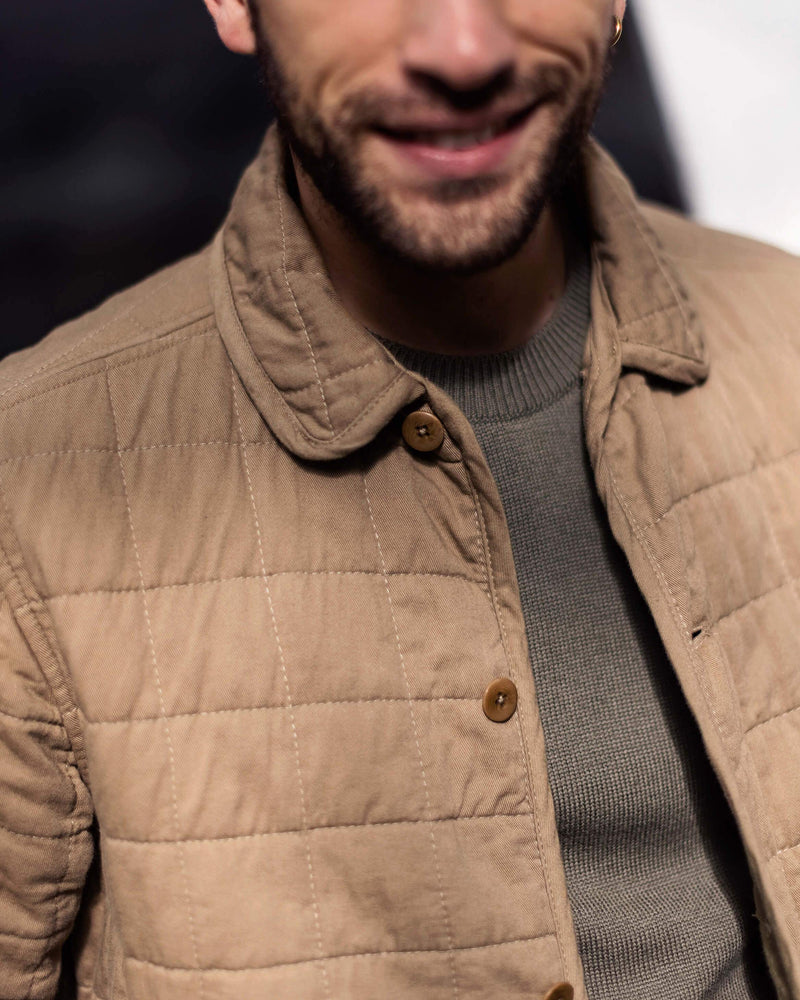 Quilted Kite Jacket / Chai