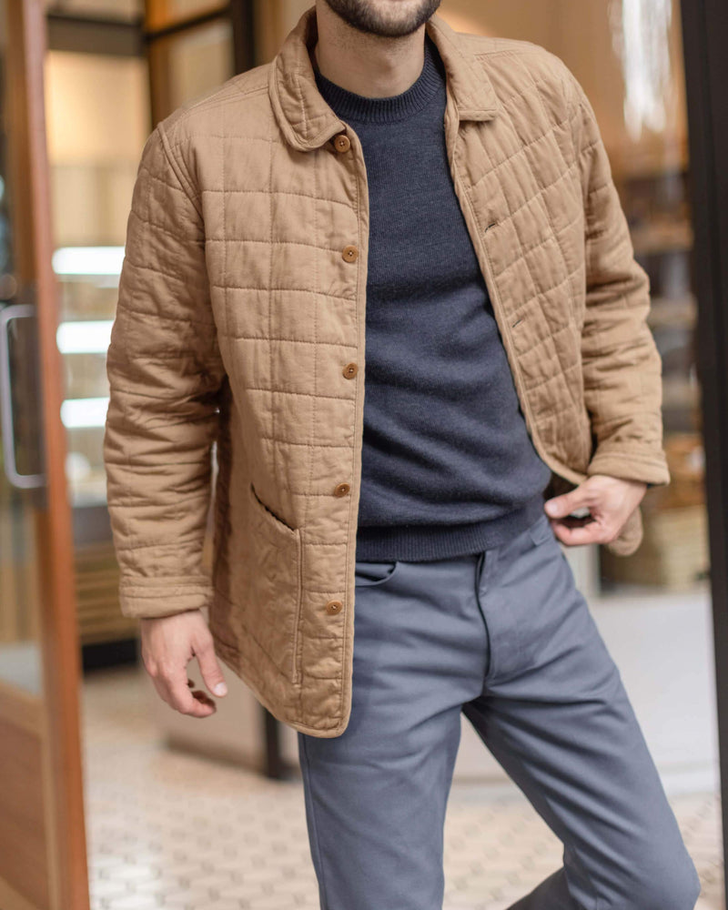 Quilted Kite Jacket / Chai