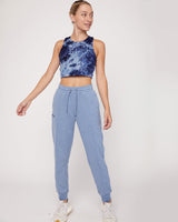 Rebody Pintuck French Terry Joggers - Smooth Mint