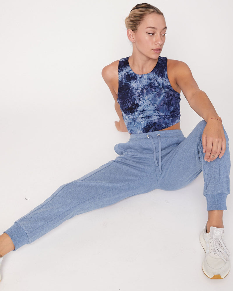 Rebody Pintuck French Terry Joggers - Smooth Mint