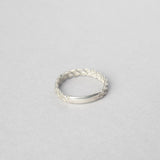 ROPE ID RING STERLING