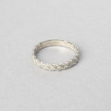 ROPE ID RING STERLING