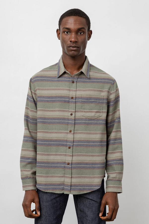 Runson Shirt in Redwood Stripe