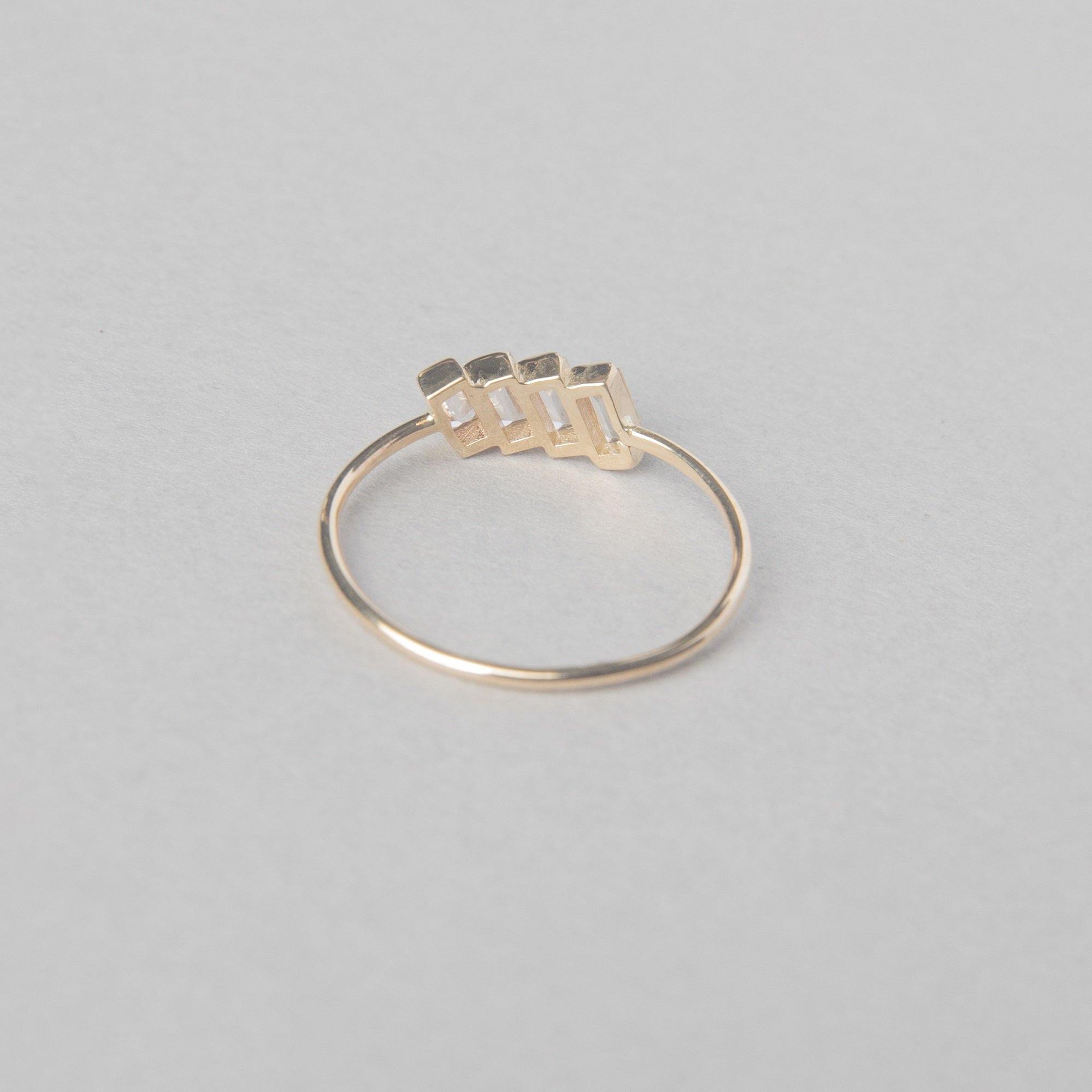 SAPPHIRE BAGUETTE RING
