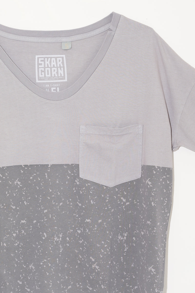 #61 Short Sleeve Tee in Ash Grey Wall