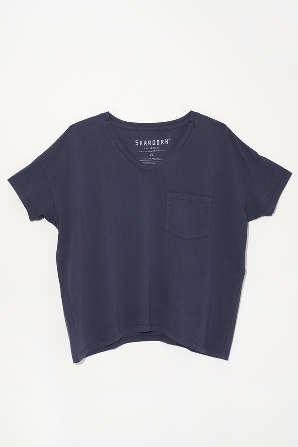 #61 Short Sleeve Tee in Indigo Wash