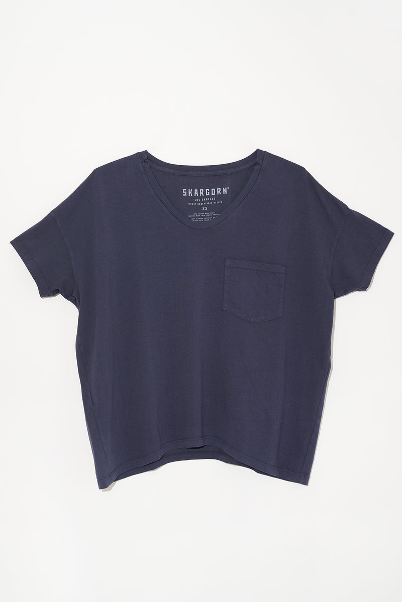 #61 Short Sleeve Tee in Indigo Wash