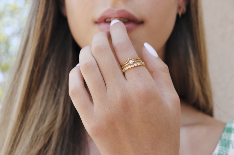 Ice Cream Ring in Gold