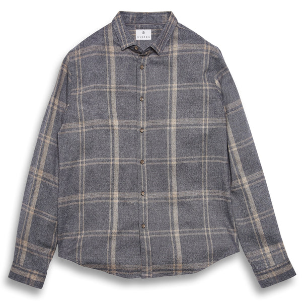 Steel Cream Flannel