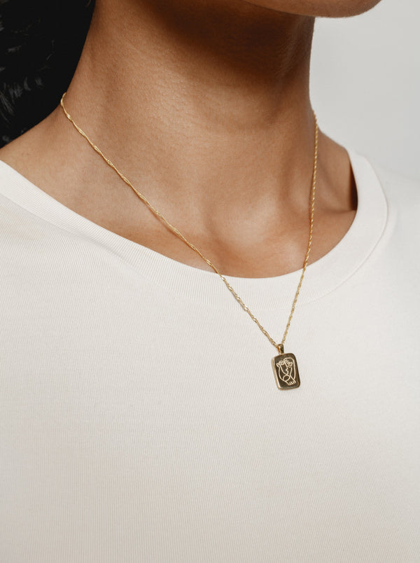 Bronte Necklace in Gold
