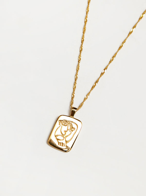 Bronte Necklace in Gold