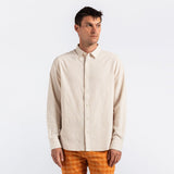 Teen L/S Woven Shirt in Bone