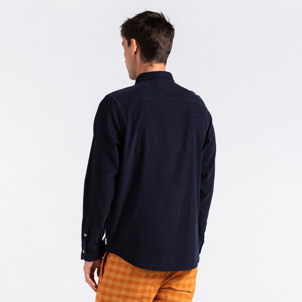 Roy L/S Woven Shirt in Dirty Denim