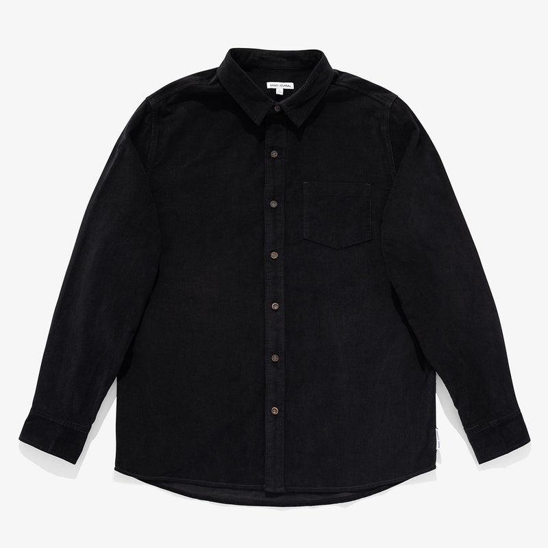 Roy Shirt in Dirty Black