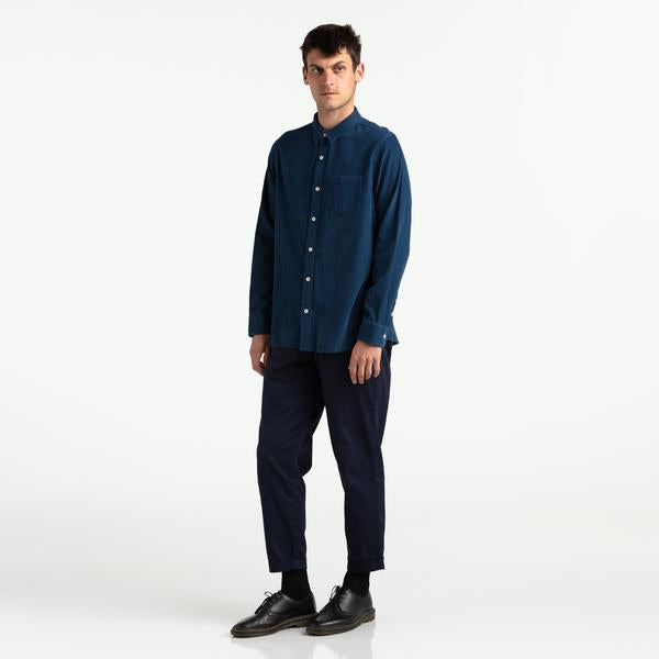 Roy L/S Shirt in Insignia Blue