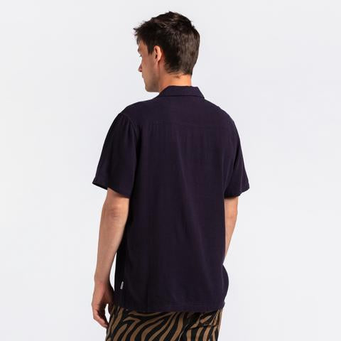 Brighton S/S Shirt in Dirty Denim