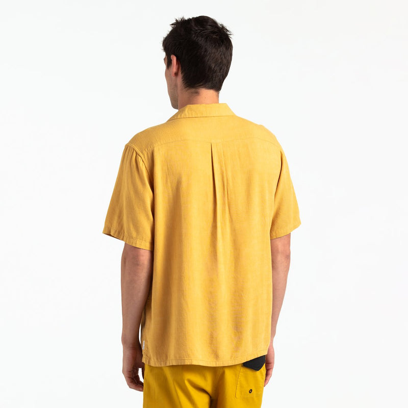 Brighton S/S Shirt in Dark Mustard