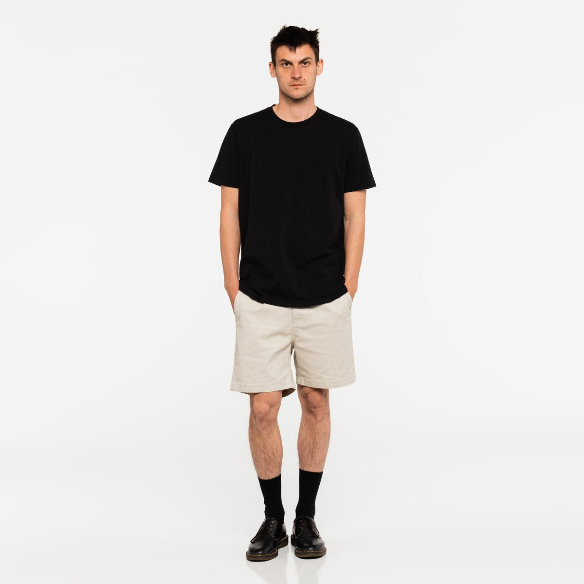 Primary Classic Tee in Dirty Black