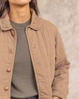 Quilted Kite Jacket | Chai