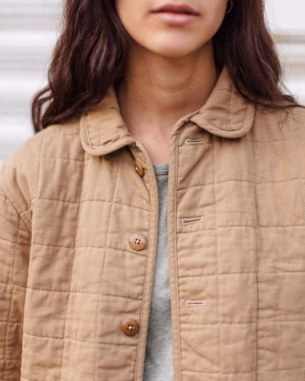 Quilted Kite Jacket | Chai