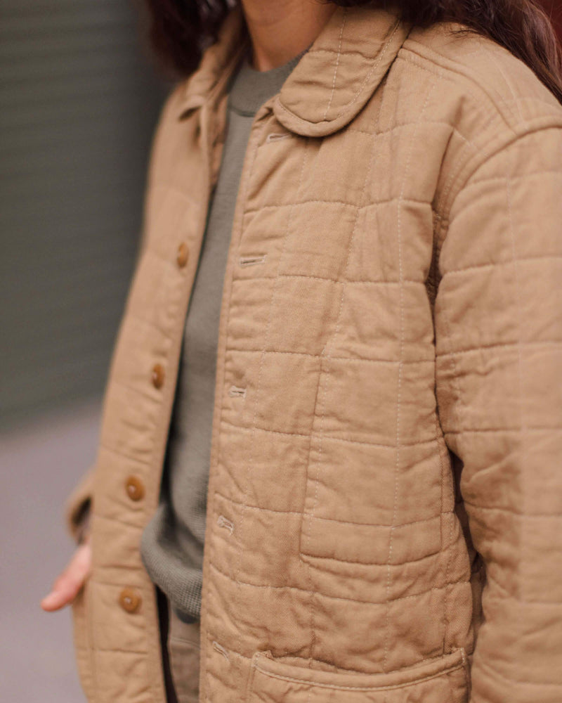 Quilted Kite Jacket | Chai