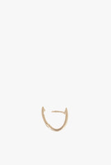 Yellow Open Egg Earring