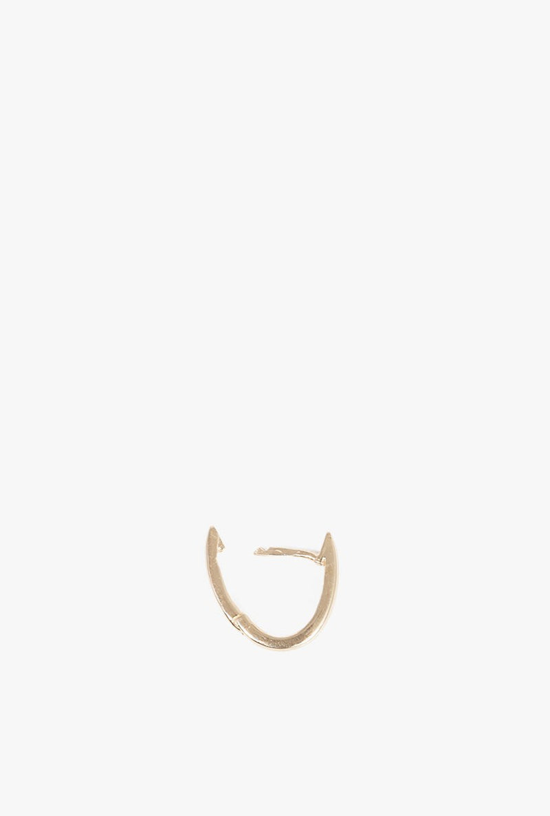 Yellow Open Egg Earring