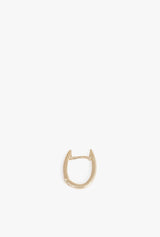 Yellow Open Egg Earring