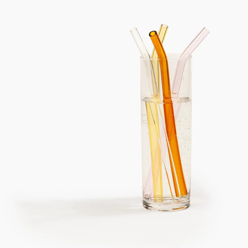 Glass Straws in Warm