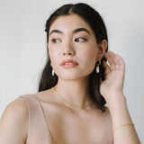 Anna Hoops + Biwa Pearl Charms