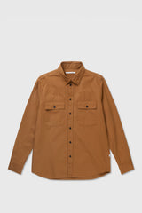 Avenir Crispy Check Shirt in Rust