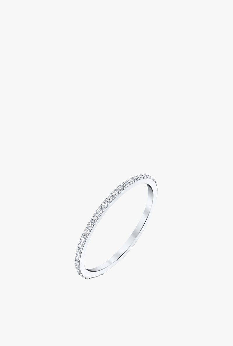 Axis Ring w/ Pave Diamonds